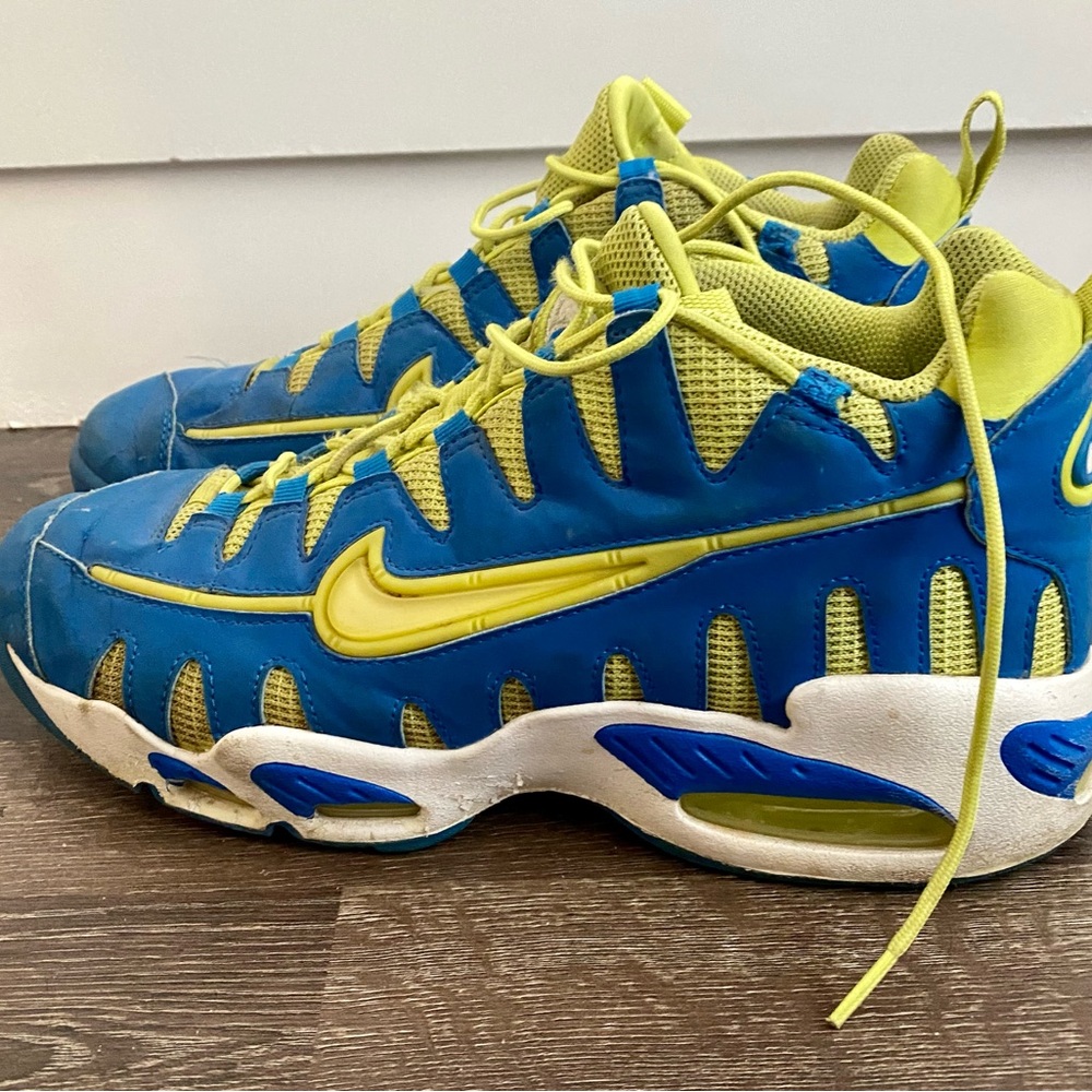 Nike air max sprite sore blue and cyber lime vault nine men’s shoes 429749–401